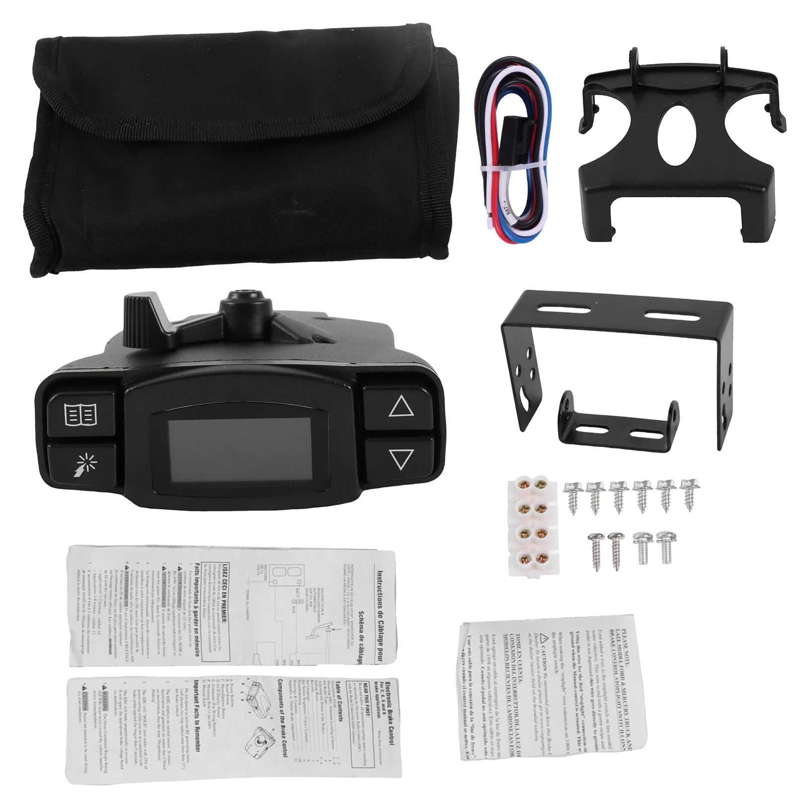 1Pc Oem Number 90195 Electronic Brake Controller Fit For P3 Electric Trailer Color Black,
