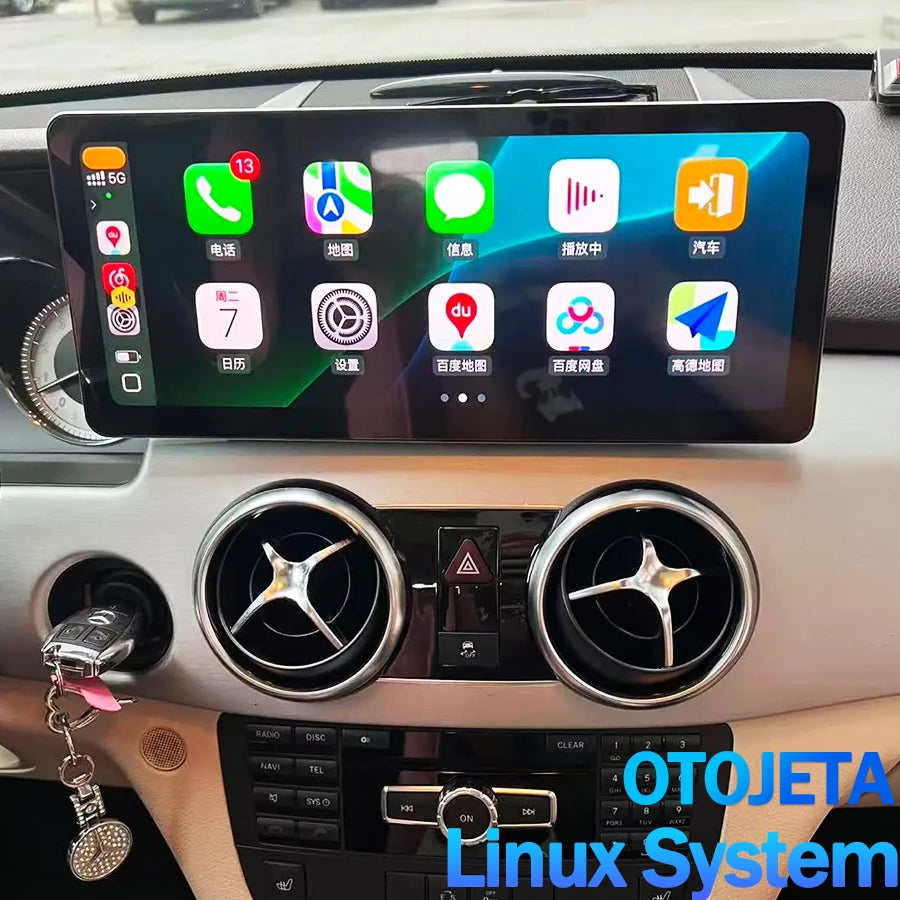12.8inch Linux System Car Media For Mercedes Benz Glk Glk200 Glk260 Glk300 Glk350 X204 201 | AUTOKITSHOP