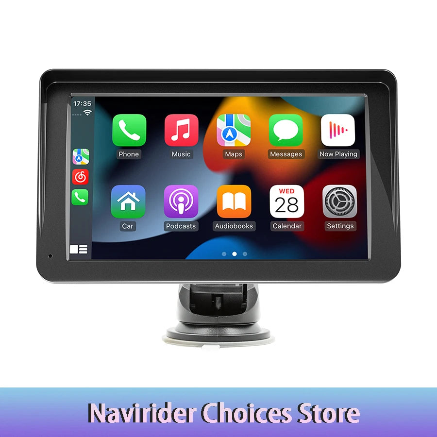 7inch Android Auto Wireless CarPlay Car Radio WiFi GPS FM HD Player Stereo Bluetooth Multi