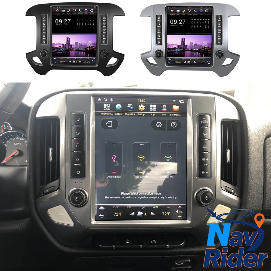 12.1inch For Chevrolet Silverado GMC SIERRA 2014 - 2018 Android Screen Radio GPS Carplay A | AUTOKITSHOP