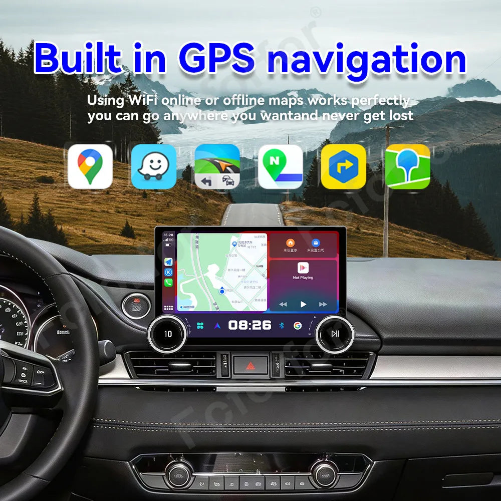 Ultra High Performance 11.5 Inch Android 15 HD Touch Screen Wireless CarPlay Android Auto