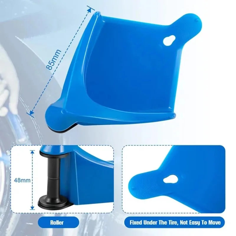 Universal Car Washing Water Pipe Car Hose Slide Tire Wedge Wash Tube Anti Pinch Tools Portable T - Automotive LED Light