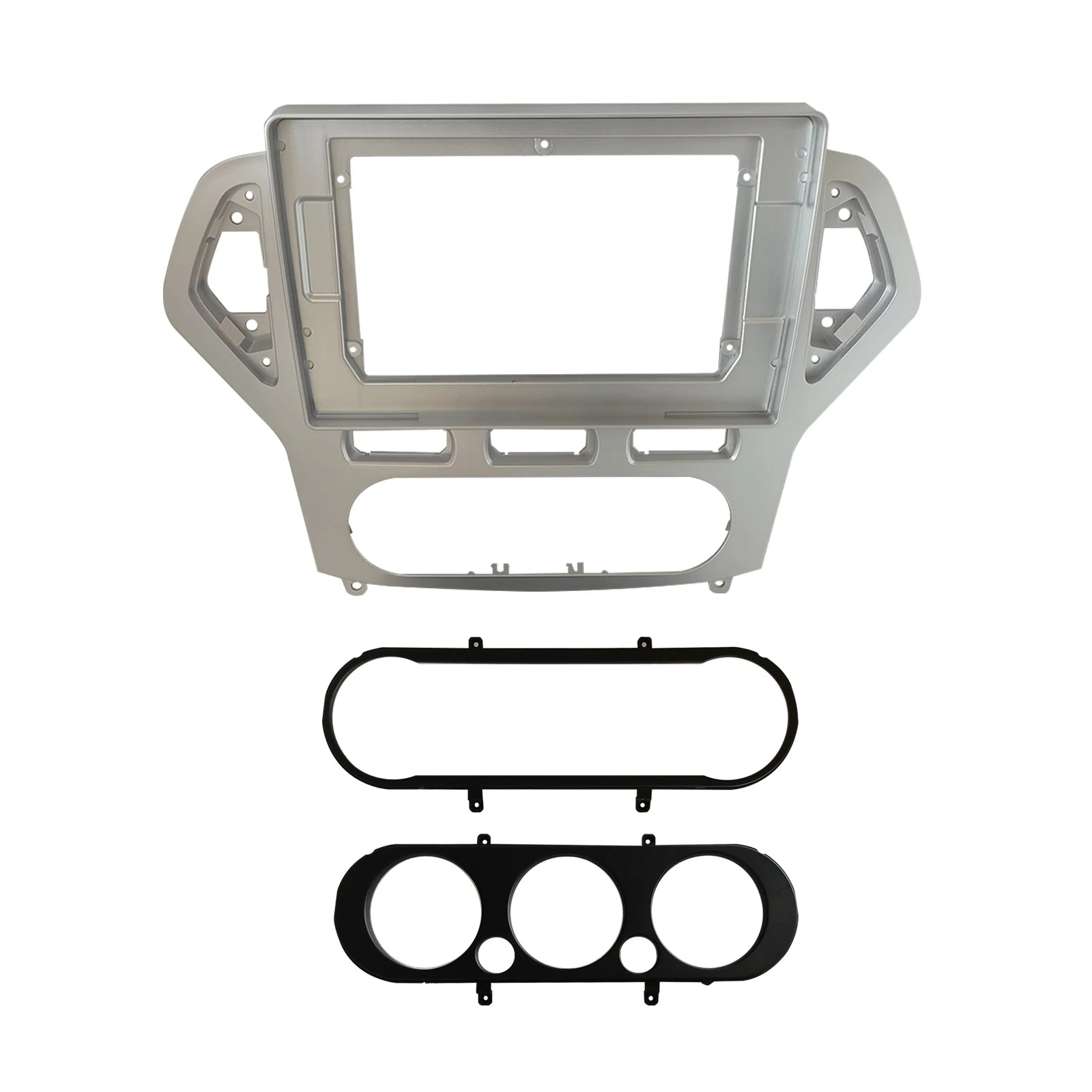 Car Fascia Trim Kit For Ford Mondeo 4 2006 2007 2008 2009 2010 Double Din Car Radio DVD Fr | AUTOKITSHOP