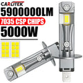 H1 LED Headlight Bulbs for Car Canbus High Power Auto Light 5900000LM 5000W Mini Size Focu