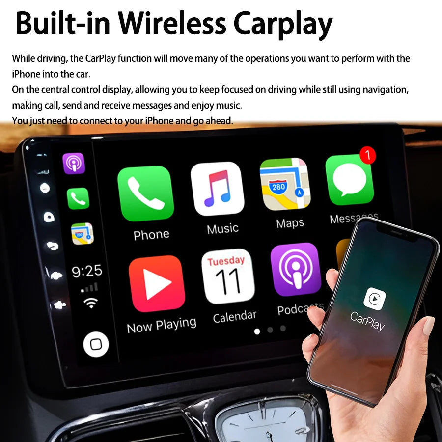 2Din Android 14 Car Radio For Chrysler Grand Voyager 5 2011 2015 For Dodge Grand Caravan 2