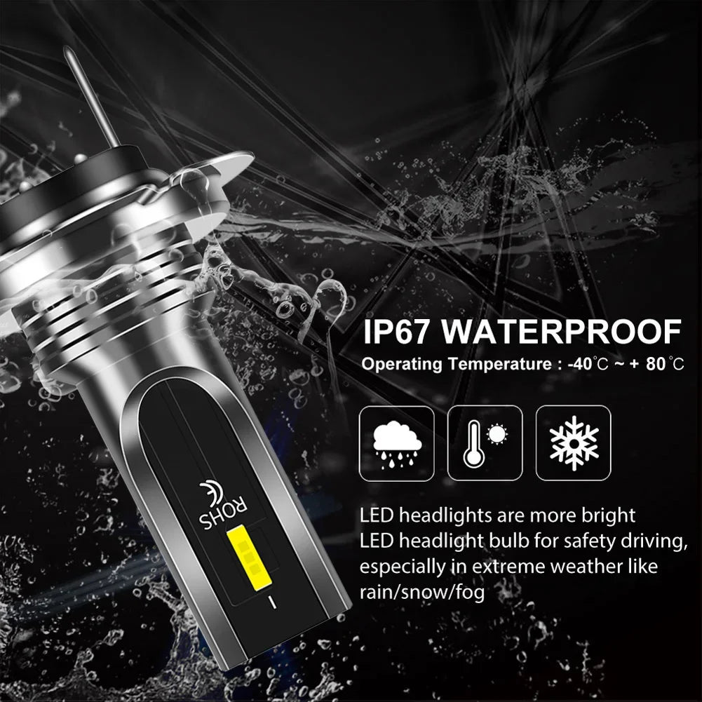 H4 LED Car Headlight Bulbs H7 H11 H8 H9 9006 HB4 H1 9005 HB3 CSP Chip Lamp 16000LM Auto Fo