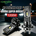 H7 LED Headlight 1200W CANBUS Super Bright Car Lights Plug And Play Spotlight Auto Lamps 1