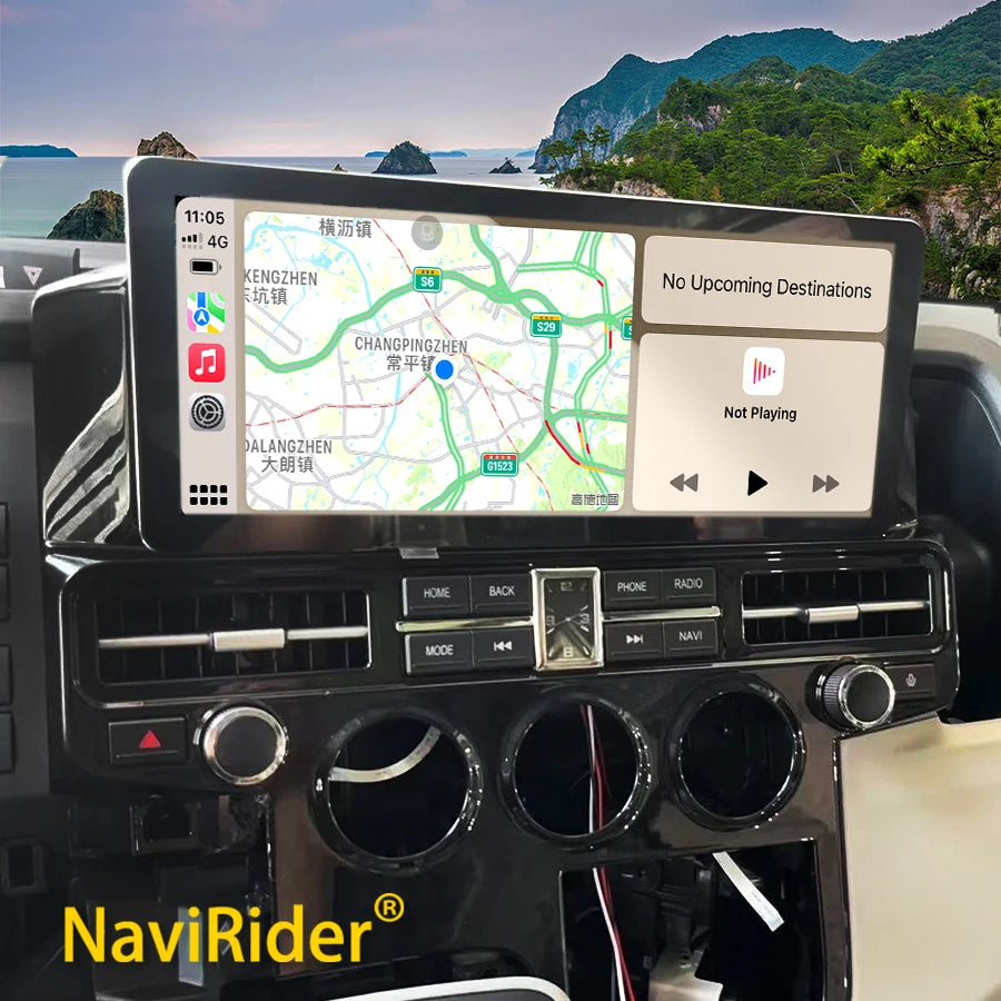 GPS Navigation Video Player 12.3Inch Auto radio For Toyota Hiace GRANVIA hiace 2019 Androi