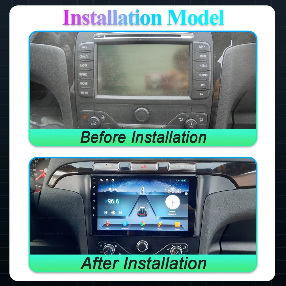 Android 16 For Ford S Max S-max 2006-2015 For Ford Galaxy 2014 Car Radio Gps Carplay Multi | AUTOKITSHOP