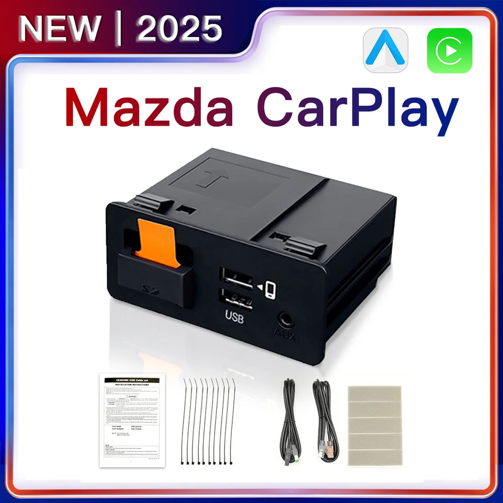 grade CarPlay Android Auto USB Hub OEM for modify for Mazda 3 2 6 CX3 CX5 CX8 CX9 MX5 Orig