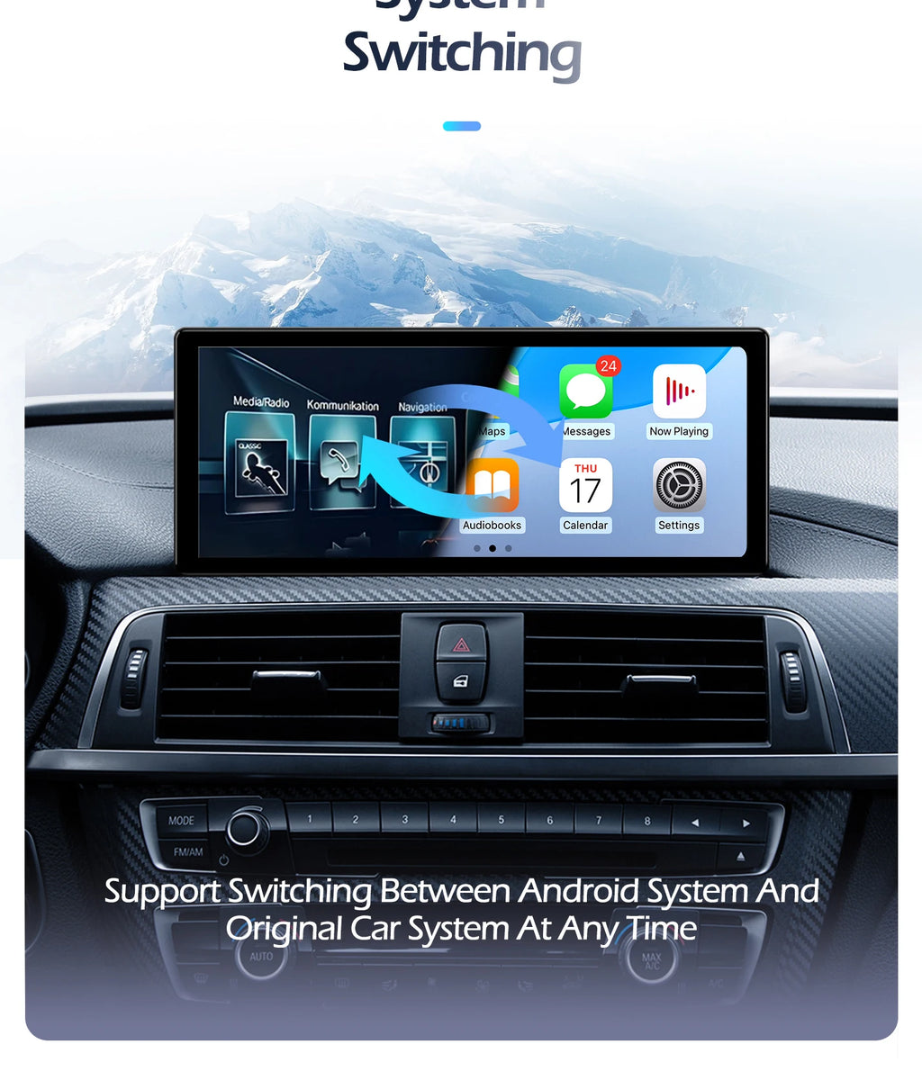 Carplay GPS Android 16 Car Video Multimedia Player Head Unit 4G For BMW 1 / 2 Series F20 F