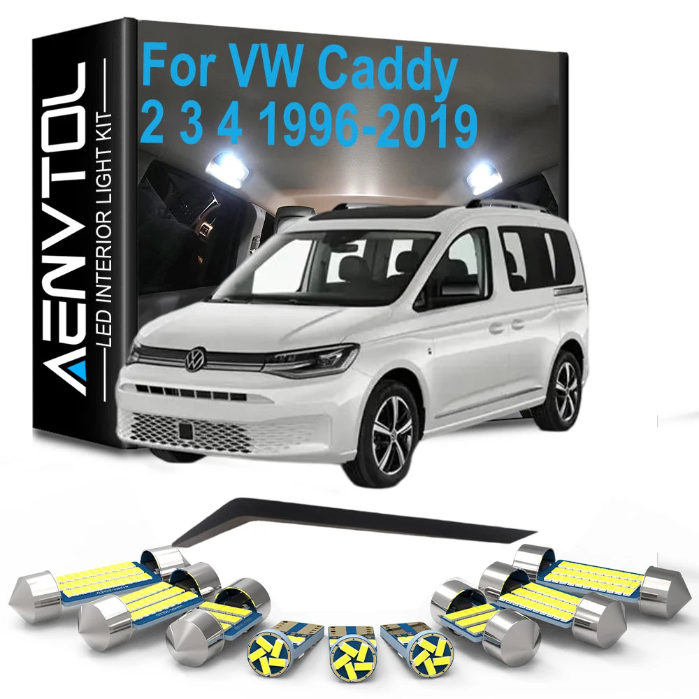 LED Interior Light Kit for VW MK2 MK3 MK4 1996-2014 - Canbus Error-Free Interior Bulbs