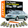 ZITWO 10Pcs Canbus LED Interior Light License Plate Lamp Kit For Toyota Corolla 2002 2003 2004 2 - Canbus LED Car Light