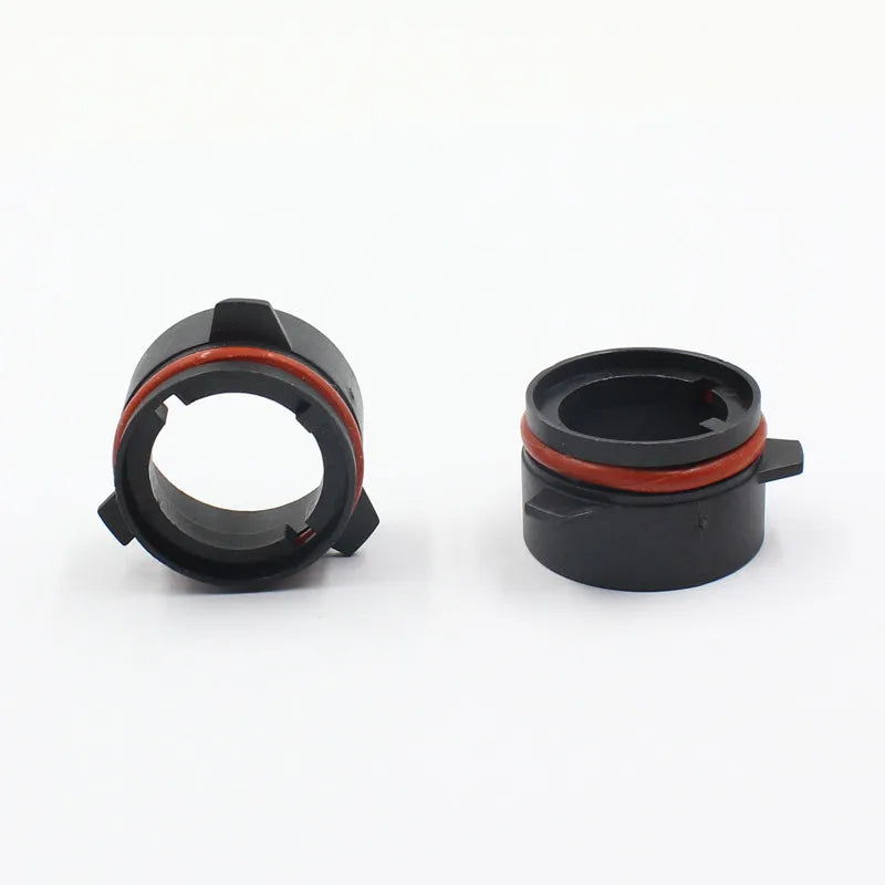 Rockeybright 2*D2S HID Bulb Holder Adapters for BMW E39 D2 D2S HID Xenon Head Lamp Bulb Ad