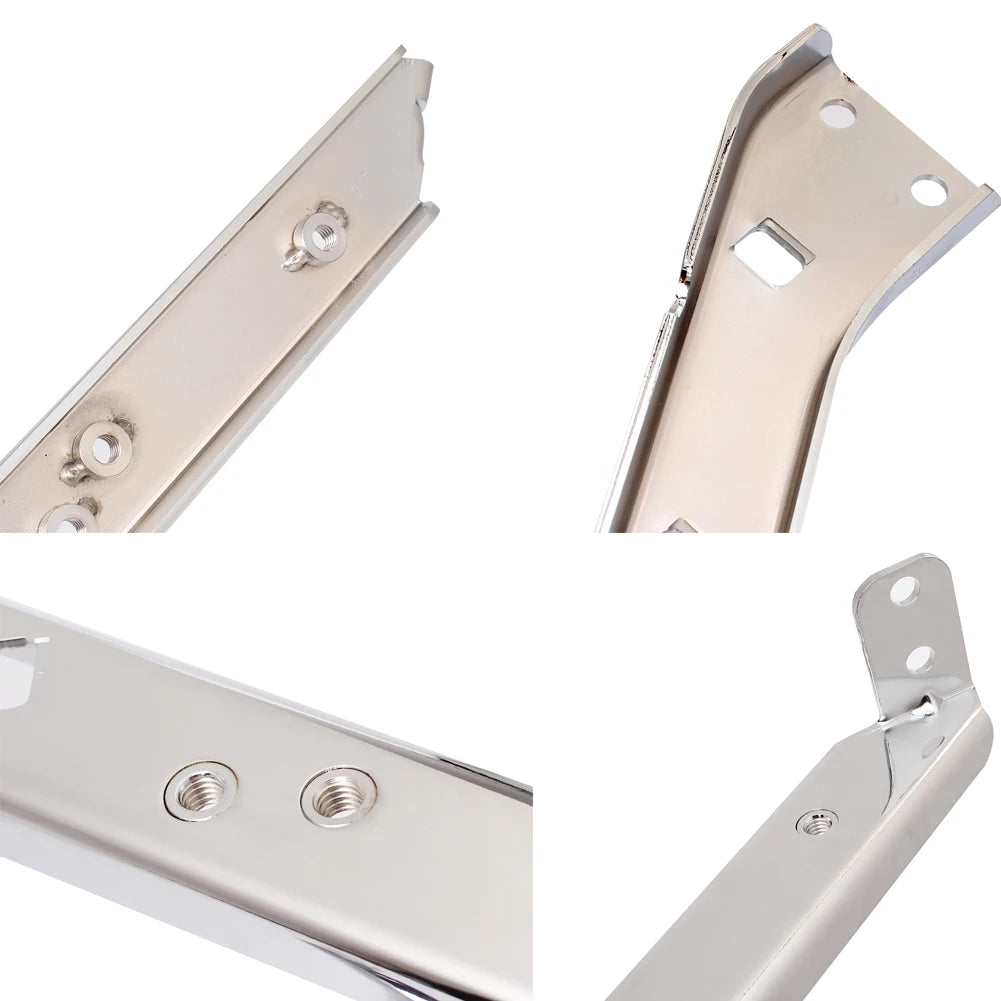 Drag Heavy Duty Saddlebag Support Chrome Brackets For Harley Electra Glide Road Glide Road King  - Automotive LED Light