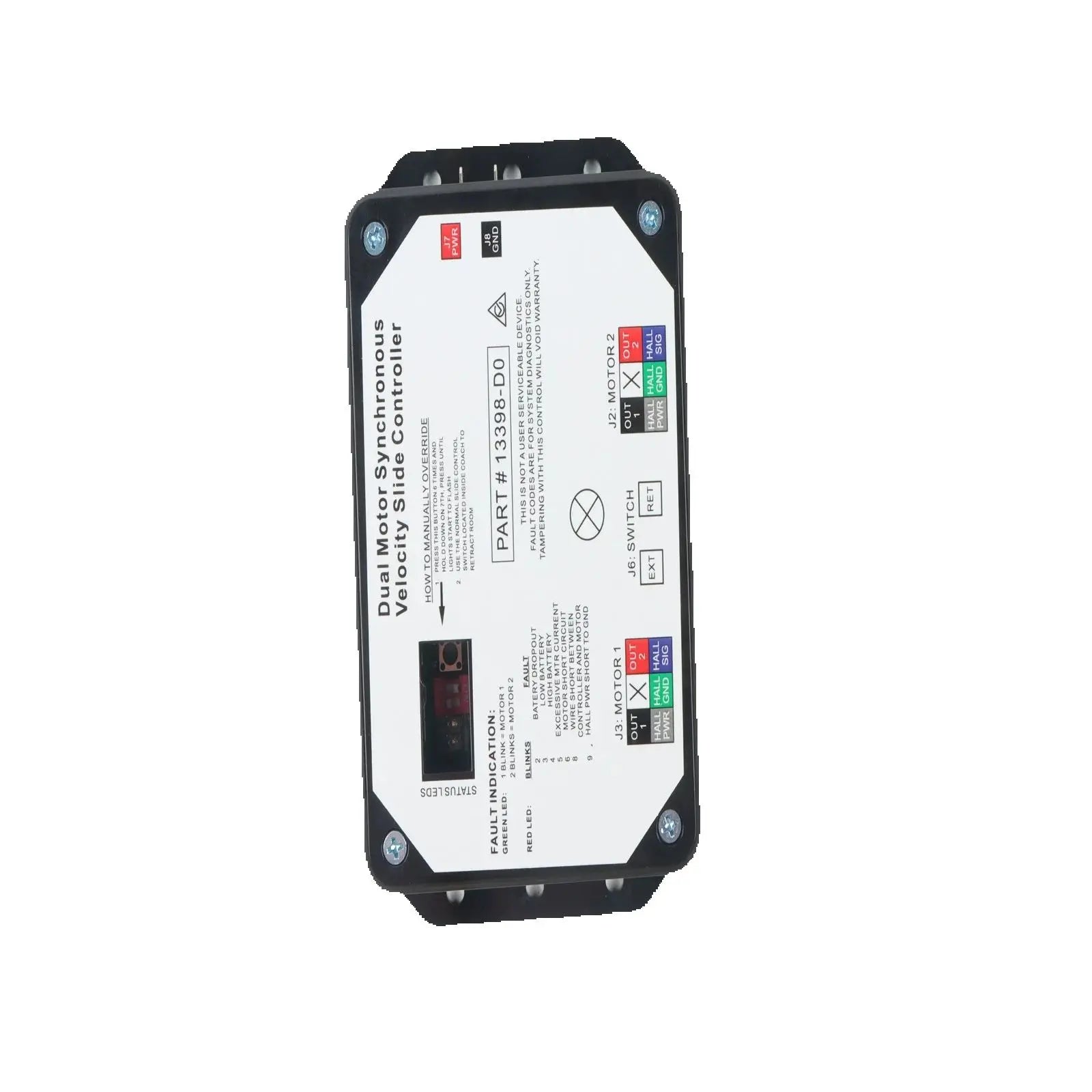 Dual Motor Synchronous Velocity Slide Controller 13398-D0 FOR Lippert RV In-Wall Slide-Out