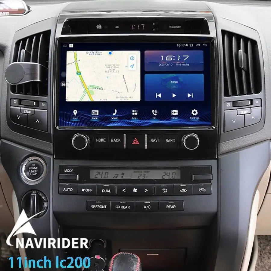GPS Touch Screen For Toyota Land Cruiser LC200 LC300 2008-2015 Car Radio Video Player Mult