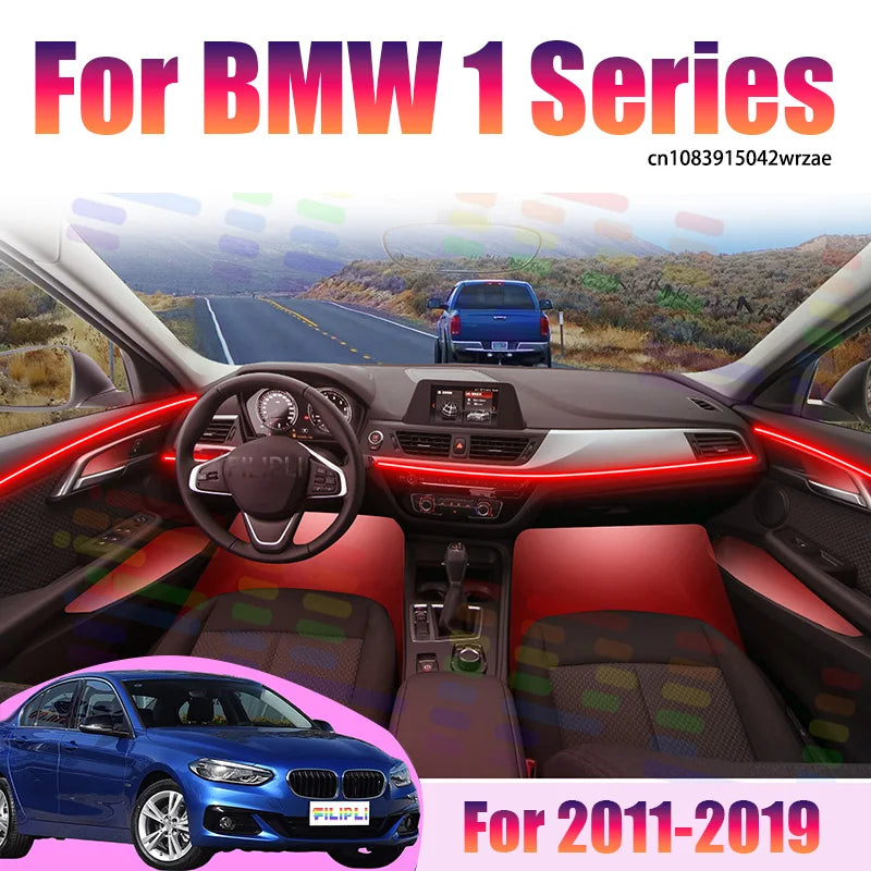 64 RGB - Neon Strip - for BMW F21 F20 - App Control - Car Interior Lighting | AUTOKITSHOP