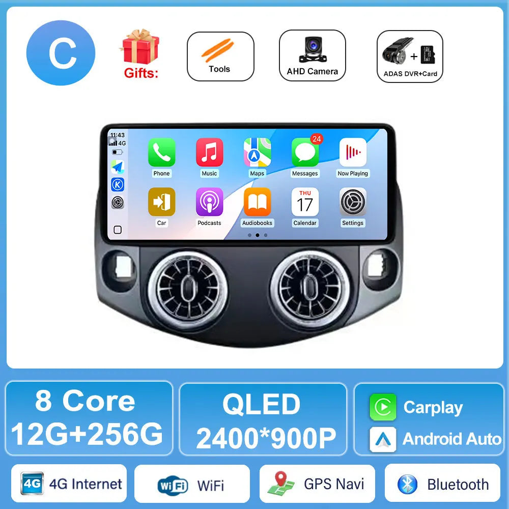 Car Stereo Radio for Toyota RAV4 2007-2011 Android Navigation CarPlay 2DIN | AUTOKITSHOP
