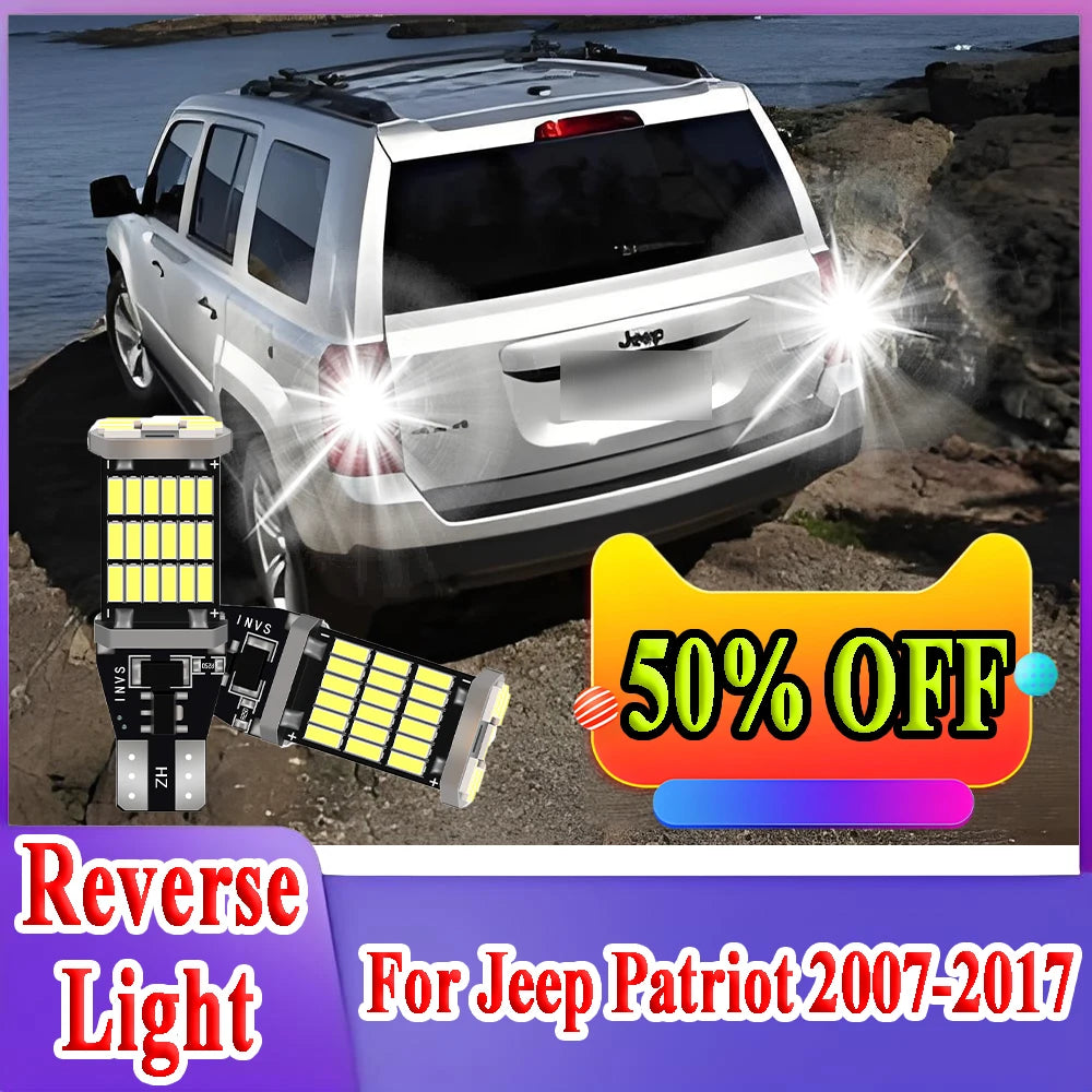 Canbus Car LED Reverse Light 6000K CSP Chips For Jeep Patriot 2007-2012 2013 2014 2015 201