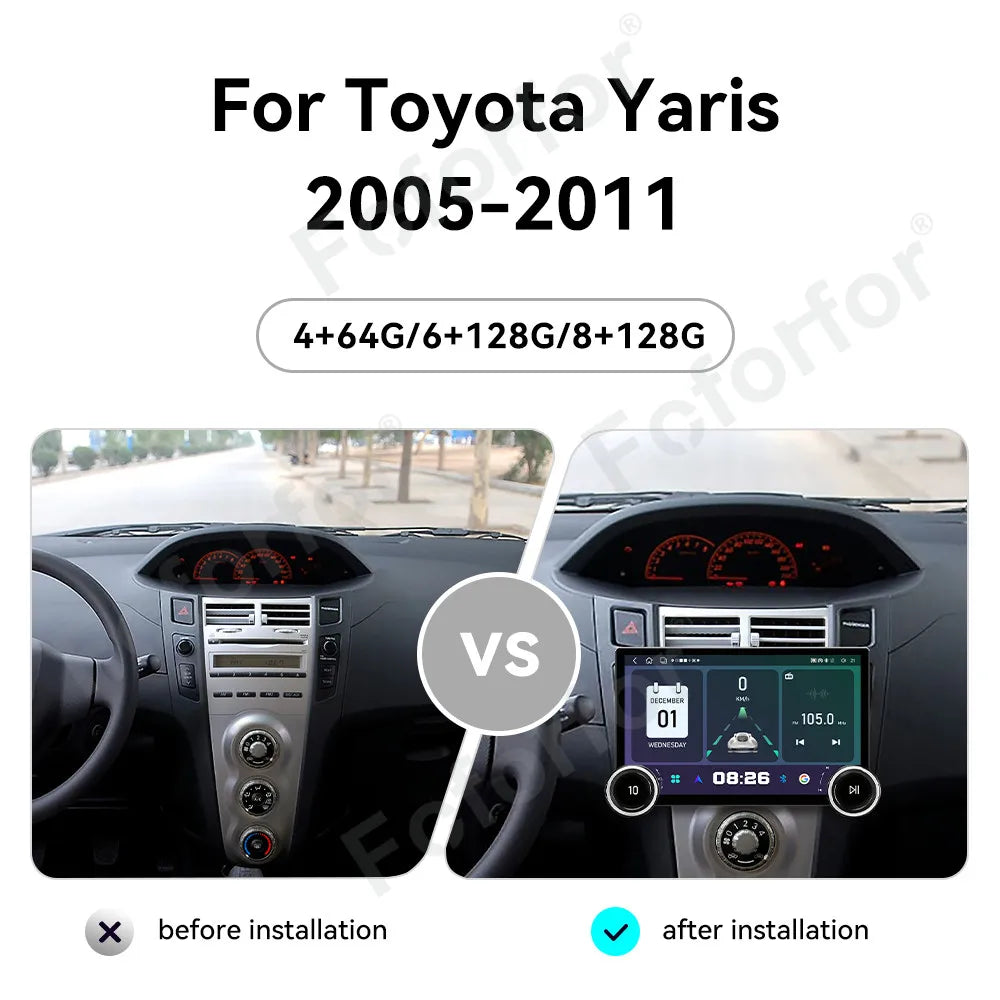 Smart Car Stereo With Android 15 System 11.5 Inch HD Touch Screen Wireless CarPlay GPS Nav
