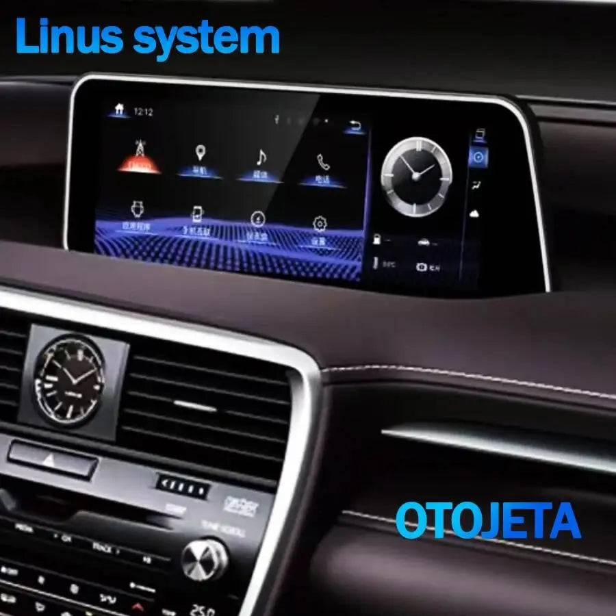 12.3inch Linux Car Radio Touch Screen Wireless Mobile CarPlay For Lexus RX 2016-2019 Andro | AUTOKITSHOP