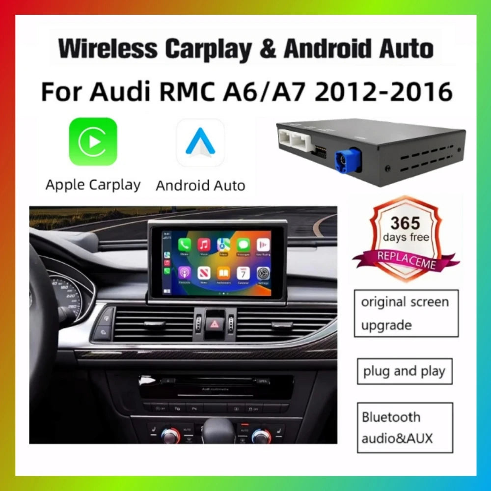 ANYFAR Wireless Carplay Android Auto Interface Retrofit Kits For Audi A6 C7 A7 2012-2016 R | AUTOKITSHOP