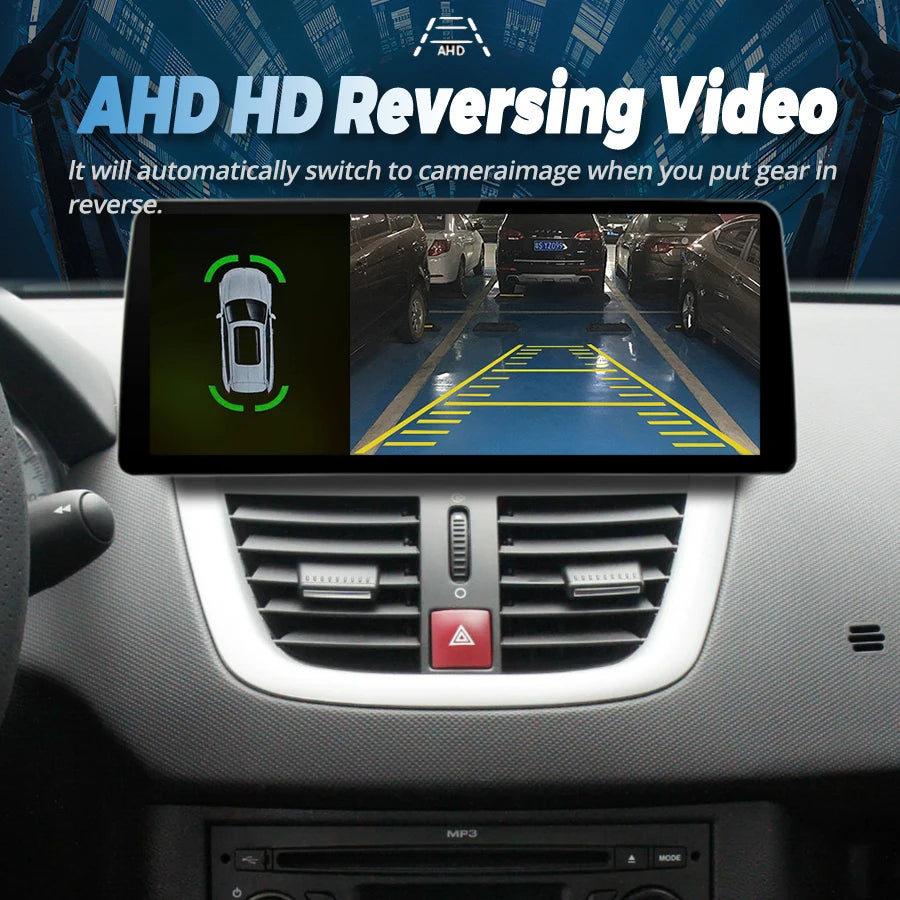 12.3inch Radio Android 14 For Peugeot 207 CC 207CC 2006 2007 2008 2015 Car Video Player St | AUTOKITSHOP