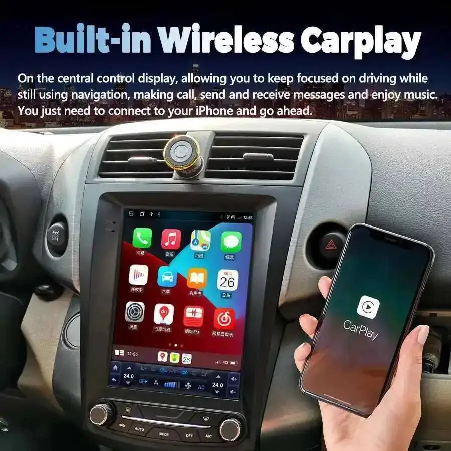 Android 15 Screen For Toyota RAV4 2008-2012 Stereo Car Multimedia Player Automotive GPS Na | AUTOKITSHOP