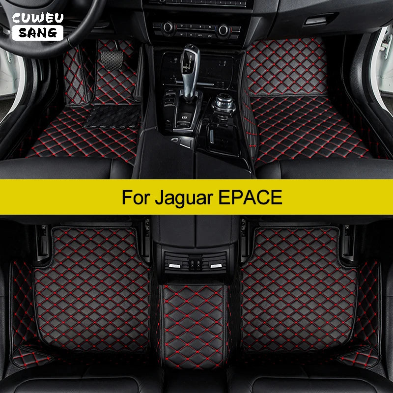 CUWEUSANG Custom Car Floor Mats For Jaguar EPACE E-PACE Auto Carpets Foot Coche Accessorie | AUTOKITSHOP