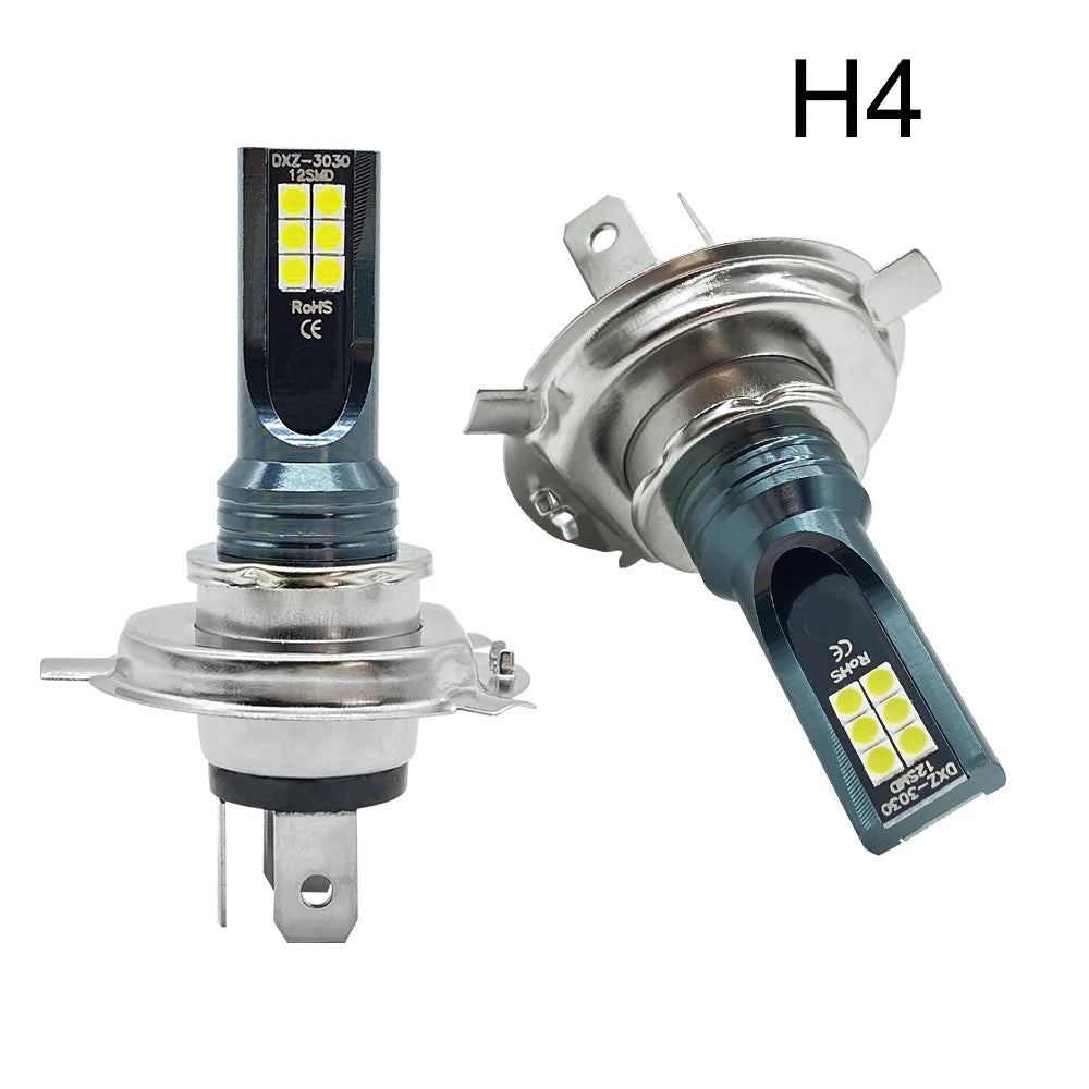 H4 H7 LED Light H11 H8 H9 H16JP H1 H3 LED Bulb 9005 Hb3 9006 Hb4 Car Fog Light Super Brigh