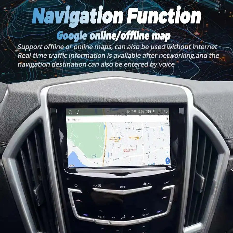 8inch Android Multimedia Player For Cadillac ATS ATS-L XTS SRX XT5 CTS Escalade 2013-2018