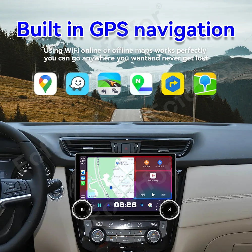 Pro Premium 11.5 Inch Android 15 Super Clear HD Touch Wireless CarPlay GPS Stereo Head Uni