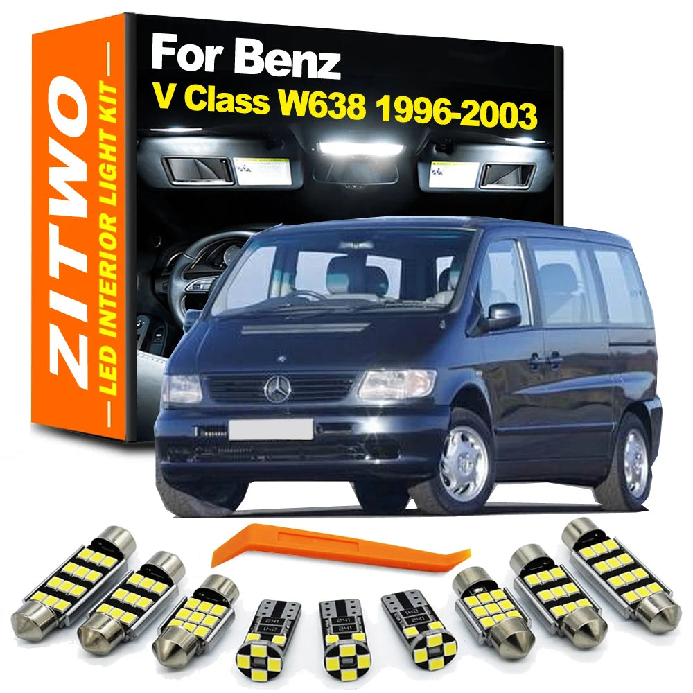 ZITWO 10Pcs For Mercedes Benz V Class W638 V200 V220 V230 V280 1996 1997 1998 19 for Mercedes W638 V200 V280 - Canbus LE