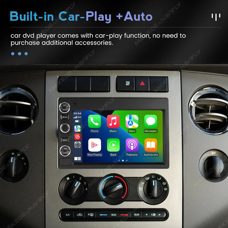 7" Android 15 Car Radio for Ford F150 F250 F350 Fusion Mustang Explorer Edge Focus Carplay | AUTOKITSHOP