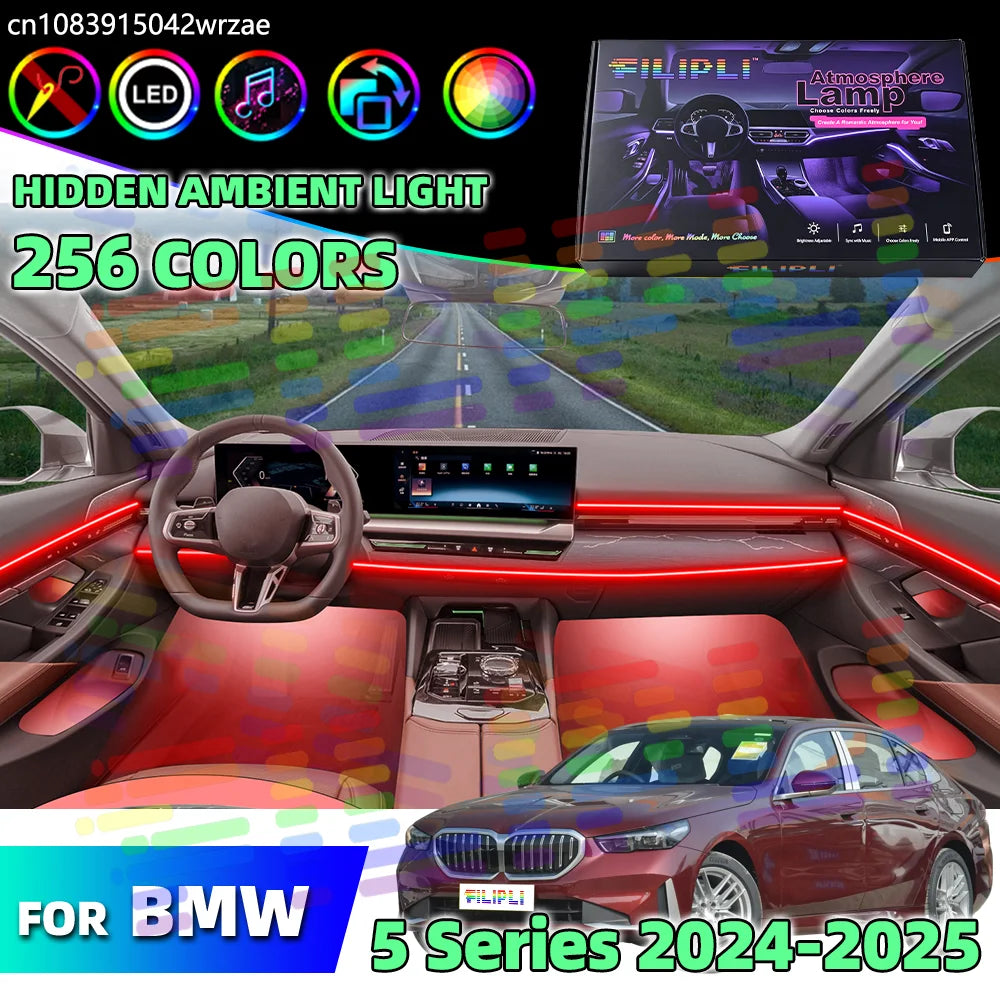 64 RGB - Ambient Light - for BMW - App Control - Car Interior Lighting | AUTOKITSHOP