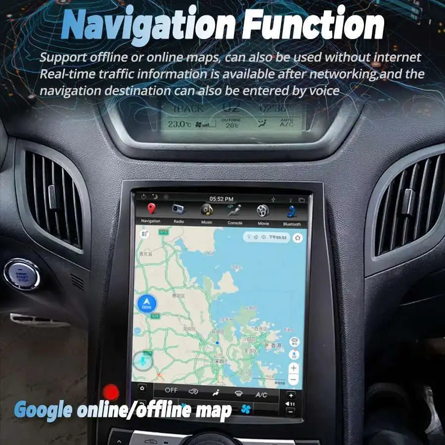 Car Android Screen For Hyundai Rohens Coupe Genesis Coupe 2009 - 2012 Multimedia Navigatio | AUTOKITSHOP