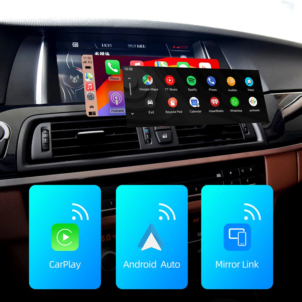 2025 ANYFAR Wireless Android carplay Mirror For Bmw Mini CIC NBT R55 R56 R57 R58 R59 R60 R | AUTOKITSHOP