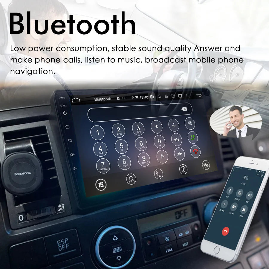 128GB Car Radio Android 14 Multimedia Video Player For Volkswagen Multivan T5 2003 - 2015