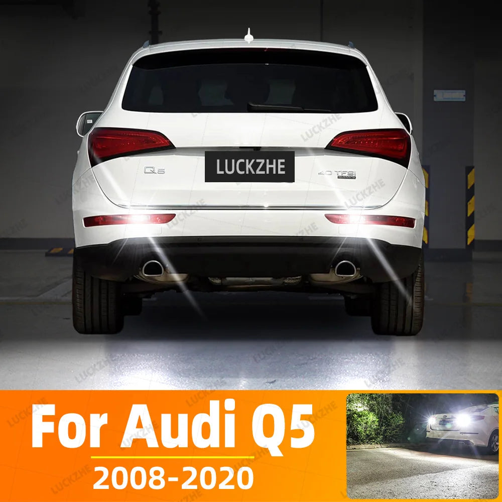 2-Piece LED Interior Light Kit for Audi Q5 Accessories LED Reverse Light 2008-2019 - Canbus Dome Map Door Trunk Bulbs...