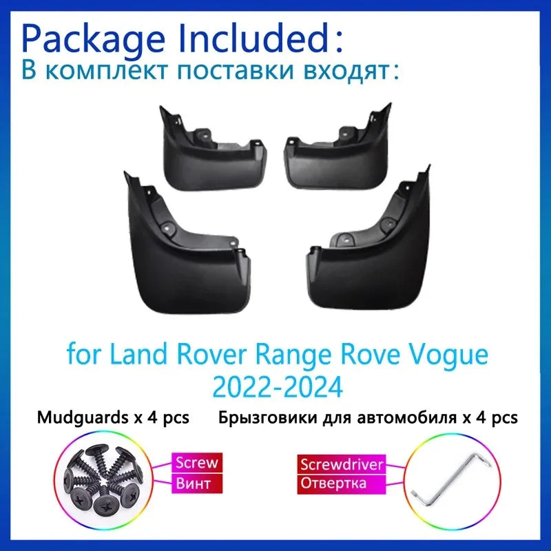 For Land Rover Range Rove Vogue L460 2022 2023 2024 Front Rear Mudguards New Upgrade MudFl | AUTOKITSHOP