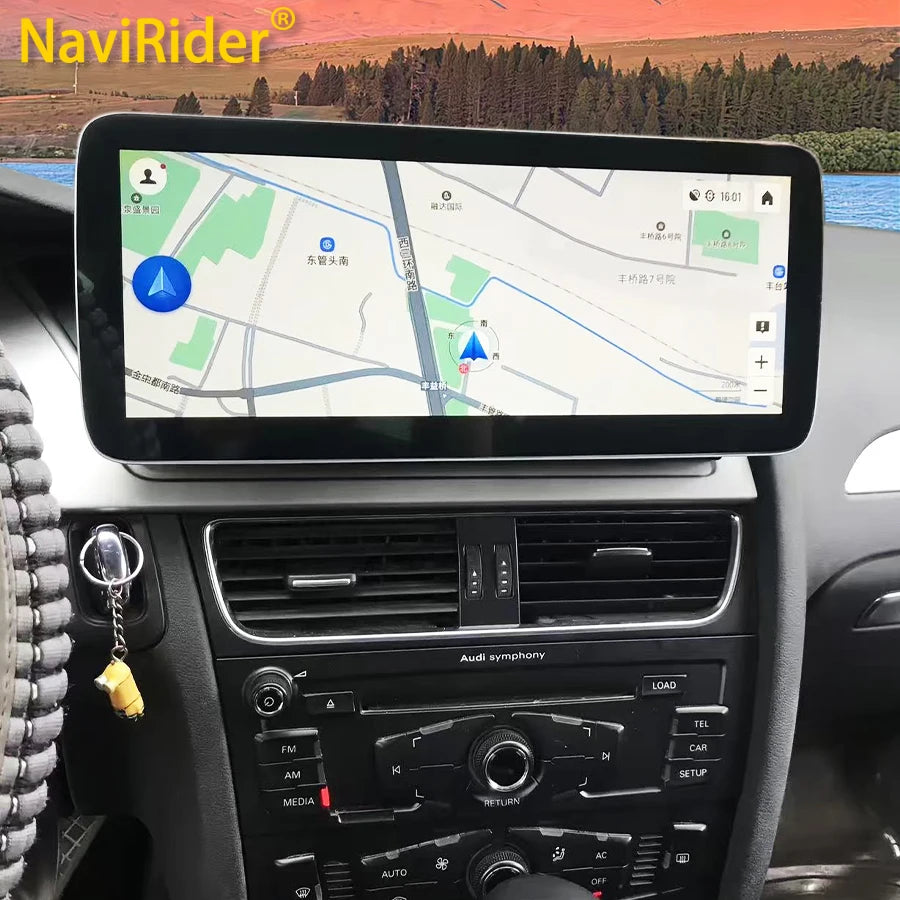 Andrid 14 Touch Screen For AUDI A4 A5 2008-2016 Car Radio CarPlay Stereo Audio GPS Navigat