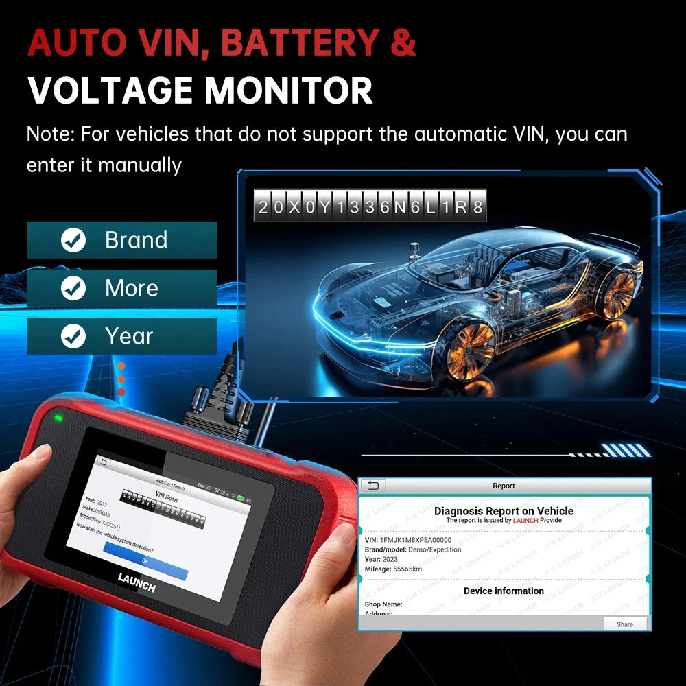 OBD Code Reader DPF OIL Reset Free Update pk CRP123E LAUNCH X431 CRP129X V2.0 OBD2 Scanner