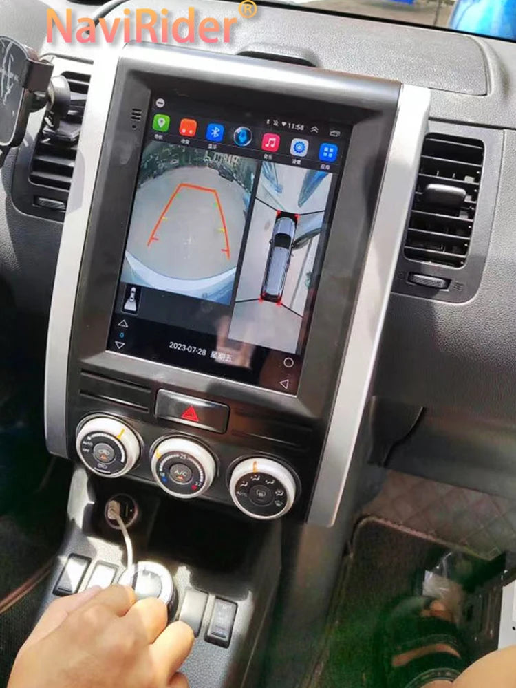 Navirider GPS DSP Car Radio Stereo For Nissan Xtrail MX6 X-trail T31 2007-2015 Android 15