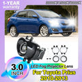 For Toyota Prius 2010-2013 3.0 Inch Bi-LED Projector Lenses Fog Lamp 6000K White 3000K Yel