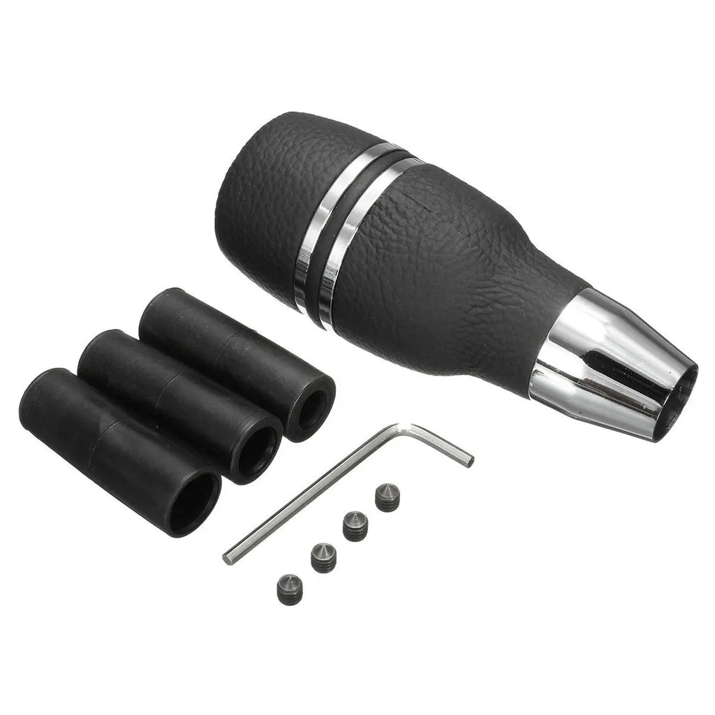 Universal Automatic Gear Shift Knob Knob Black Leather Car Gear Knob Fit Automatic Car