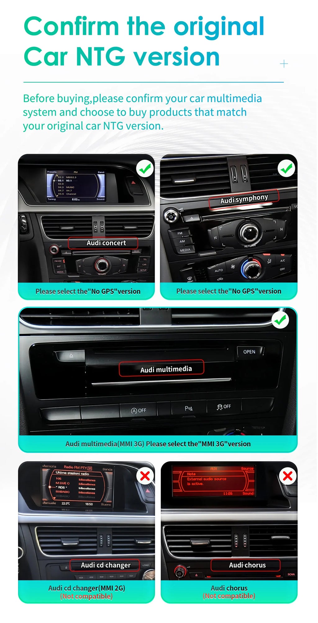 Carplay Android 13 Auto Car radio For Audi Q5 2009-2016 Autoradio Multimedia player 2din c
