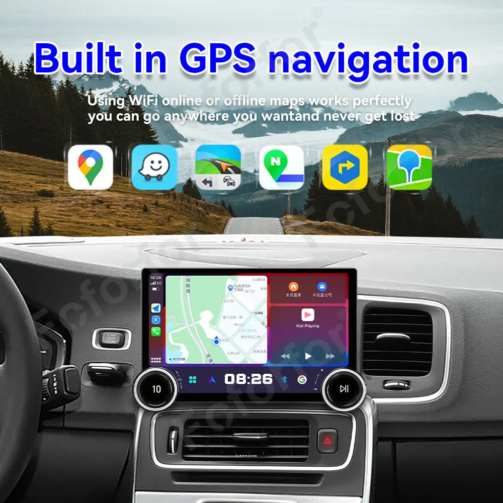 Modern Advanced 11.5 Inch Android 15 HD Touch Wireless CarPlay Android Auto GPS Navigation