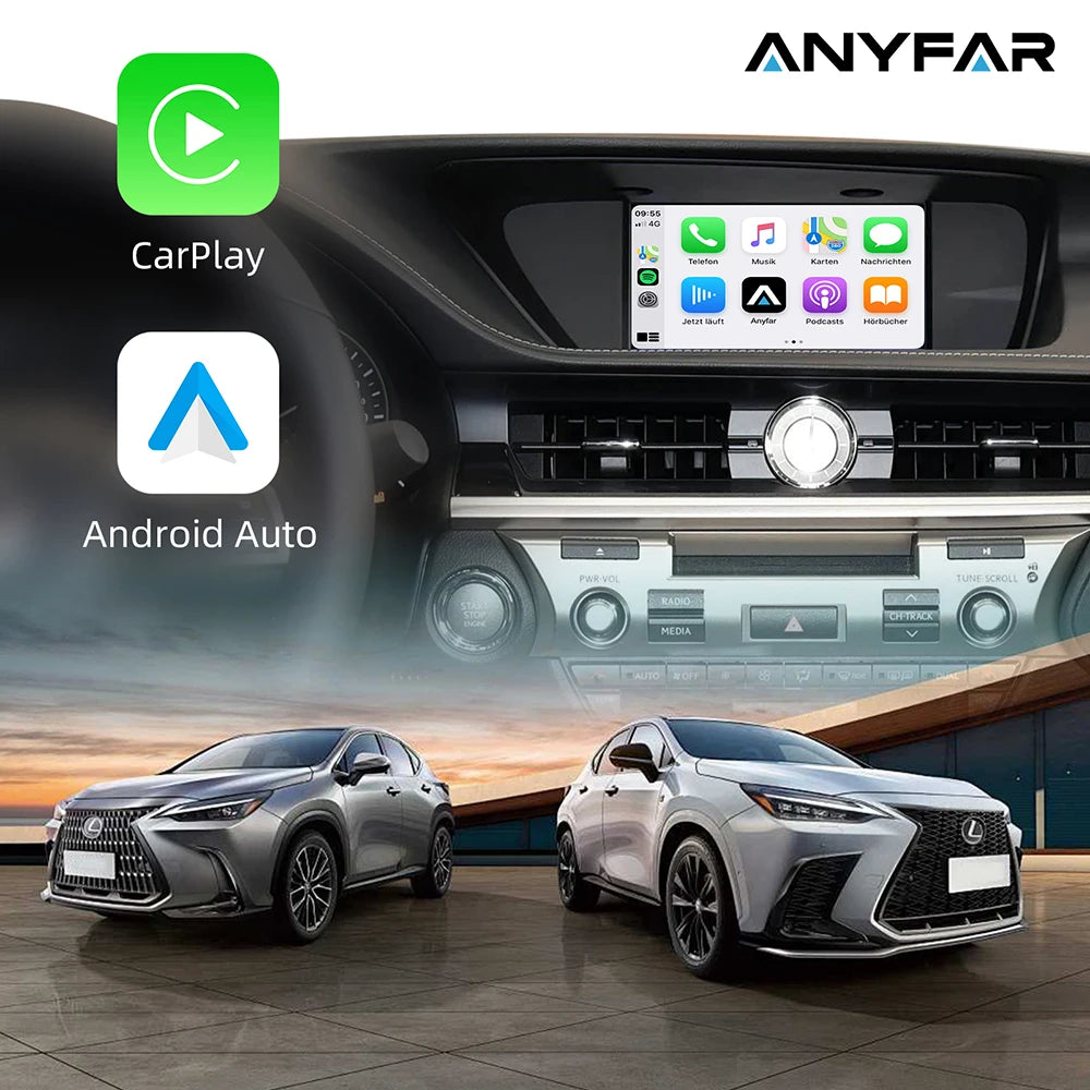 ANYFAR Wireless CarPlay Android Auto Interface Adapter For LEXUS ES NX200 NX ES300 ES IS25 | AUTOKITSHOP