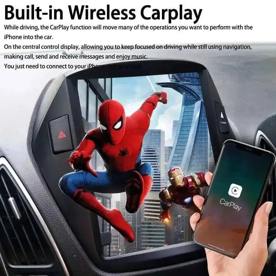 10.4inch Video Player Navigation GPS For Hyundai Tucson IX35 2009-2015 Android 15 Car Mult